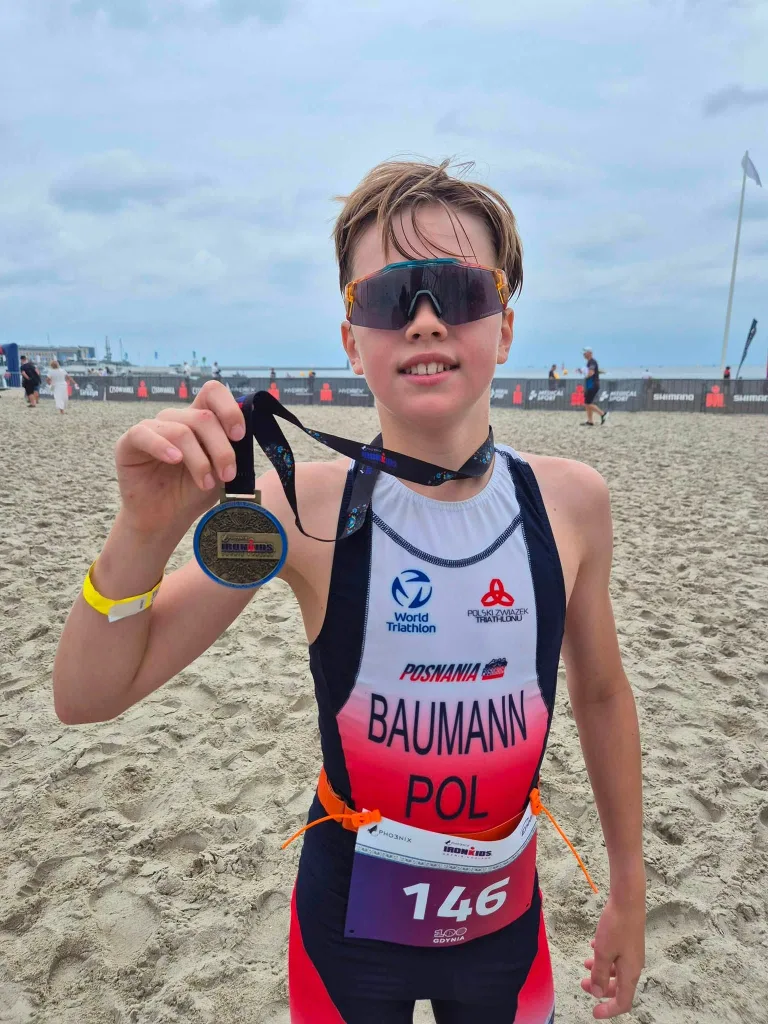 Dorian Baumann podczas PHO3NIX IRONKIDS Gdynia 2026